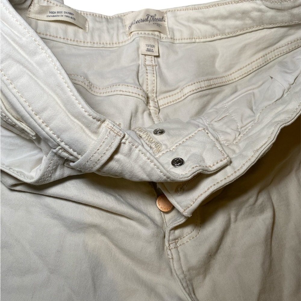 Universal Thread Off-White High-Rise Pants